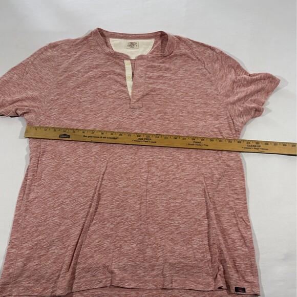 Faherty Red Short Sleeve Tee - Picture 6 of 11